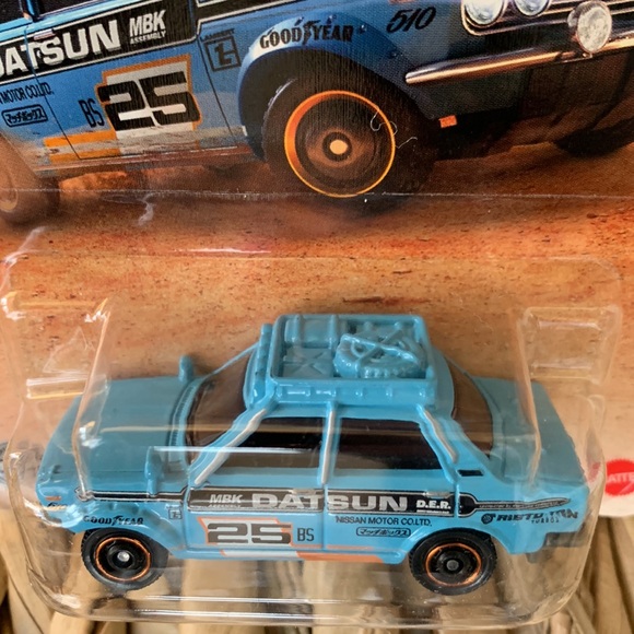 70 Datsun 510 Rally Nissan 1970 Diecast Metal Race Car Matchbox New 2025 Model - Picture 2 of 7
